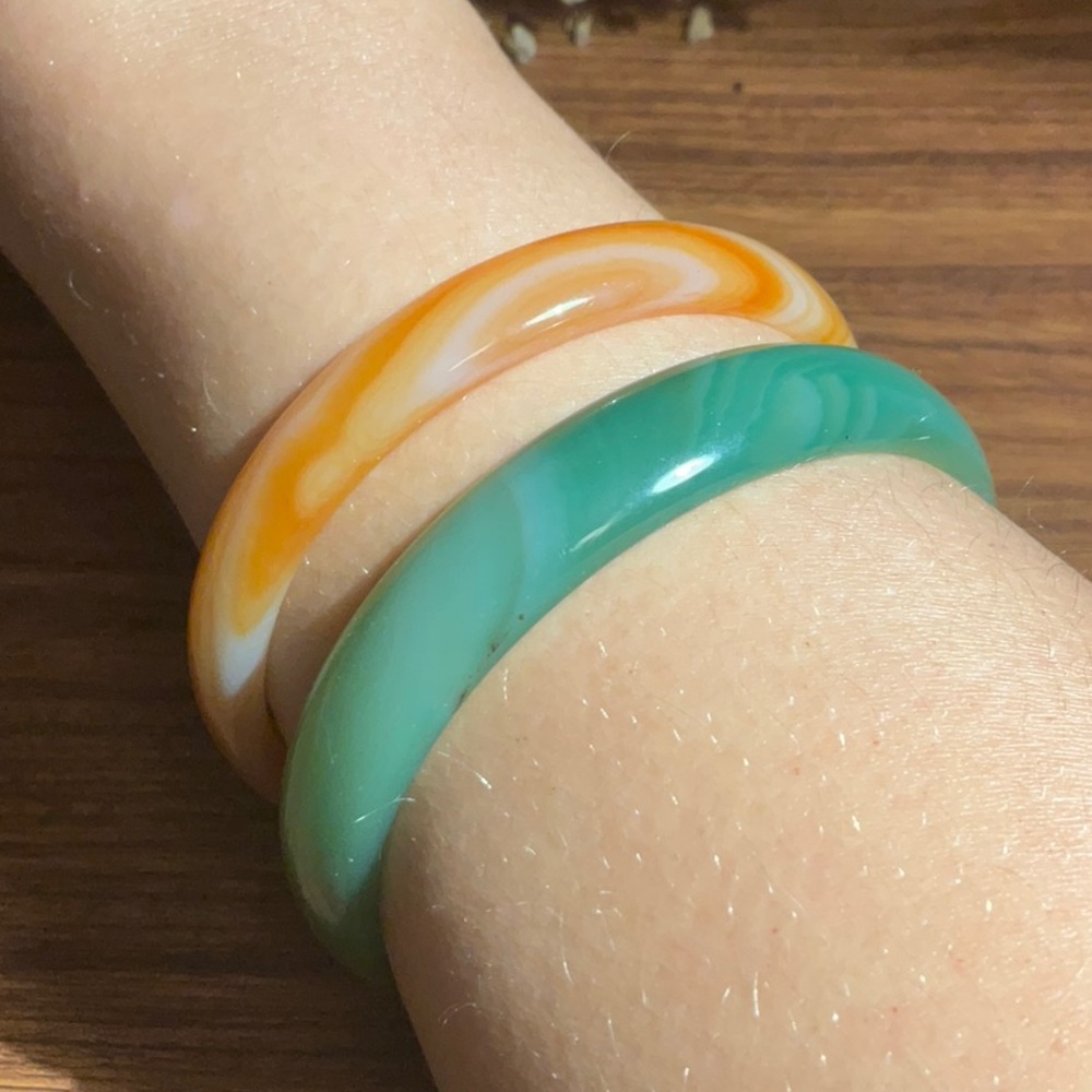 Glass Bangle Set - Picture 3 of 4
